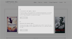 Desktop Screenshot of liepmanagency.com